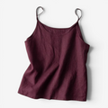 Dame Spaghetti Strap Top i Linned