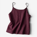 Dame Spaghetti Strap Top i Linned
