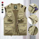 Oliver - Moderne cargo vest med flere lommer & lynlåslukning