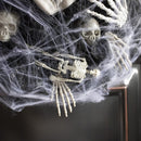 Halloween Skull Mesh Wreath for Decoration