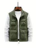 Ethan - Utility-vest med stand-up-krave og flere lommer