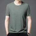 Harry - Slim Fit mesh T-shirt med rund hals