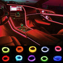 MultiGlow - LED-belysning til bil med 4-i-1 fiberoptisk