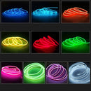 MultiGlow - LED-belysning til bil med 4-i-1 fiberoptisk