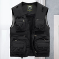 Oliver - Moderne cargo vest med flere lommer & lynlåslukning