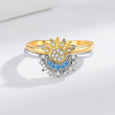 Jasmin - Justerbare parringe med sol og månesymbolik