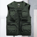 Oliver - Moderne cargo vest med flere lommer & lynlåslukning