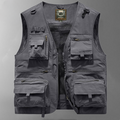 Oliver - Moderne cargo vest med flere lommer & lynlåslukning