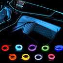 MultiGlow - LED-belysning til bil med 4-i-1 fiberoptisk