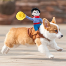 BarkRider - Cowboy Hundekostume med Rytter