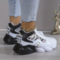 Dagmar - Alsidige ankelhøje sneakers med flad tå og