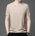 Harry - Slim Fit mesh T-shirt med rund hals