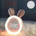 BunnyGlow – Kaninvækkeur med natlys & justerbar lysstyrke