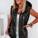 Naina – Stilfuld hættevest med funktionelle lommer