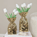 FloraGild - Moderne dekorationsvase med blank finish