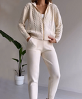 EasyChic- Jacquard loungewear sæt til kvinder