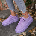 Chloe - Slip-on sneakers med chunky sål og markant