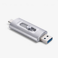Flashfold - 3-i-1 USB Flash Drive med USB 3.0 og Type-C Stik