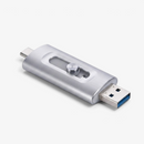 Flashfold - 3-i-1 USB Flash Drive med USB 3.0 og Type-C Stik