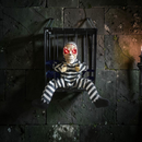 Halloween Skelethænger Fange Dekoration med Lyd og Bevægelse