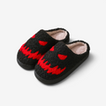 Halloween Slippers med Skeletdesign og Blød For