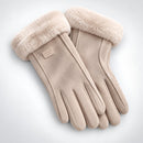 Warmdex - Vinterhandsker med syntetisk shearlingfor og touchscreen-kompatible fingerspidser
