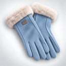 Warmdex - Vinterhandsker med syntetisk shearlingfor og touchscreen-kompatible fingerspidser