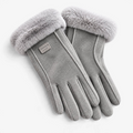 Warmdex - Vinterhandsker med syntetisk shearlingfor og touchscreen-kompatible fingerspidser