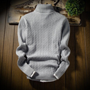 Anton -Rullekravesweater med kabelstrik og lange ærmer
