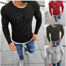 Gregor - Dame strikket sweatshirt med rund hals