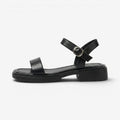 Dame Sandaler med Rund Tå og Lav Hæl