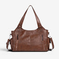 Dame skuldertaske med aftagelig crossbody-rem