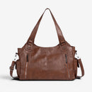 Dame skuldertaske med aftagelig crossbody-rem
