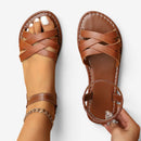 Dame sandaler med krydsremme