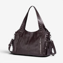 Dame skuldertaske med aftagelig crossbody-rem