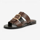 Dame Sandaler med Åben Tå og Spænde
