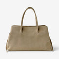 Dame Shoulder Bag med Lynlåslommer og Håndtag