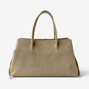 Dame Shoulder Bag med Lynlåslommer og Håndtag