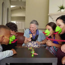 FrogFlip-kortspil med flip-maske og pop-out-tungekaster og