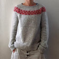 Clara - Hyggelig sweater med klassisk rund hals og