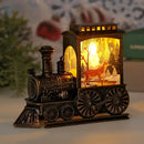 TrainGlow - Nostalgisk Vintage Lampe Batteridrevet til Julepynt
