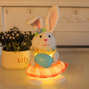 BunnyGlow - Blødt LED Natlys med Kanin-Inspireret Design til Dekorativ Belysning