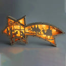 FestiveGlow - LED Træstjerne Lampe til Julepynt