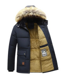 Luksuriøs parka med teddyfor