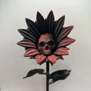SkullBloom - Solsikke Skulptur med 3D Printet Design