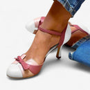 Isabella – Pumps med rund tå og justerbar rem