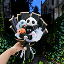 CozyBloom - Jack Skellington Plush Bouquet med Dekorative Rosen