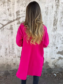 Everly – Let Midtlængde Jakke med Hætte og Lynlås