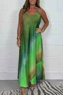 Olivia - Luxe maxi slip kjole med elegant, slankt fald