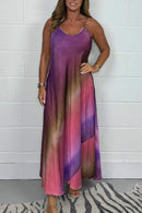 Olivia - Luxe maxi slip kjole med elegant, slankt fald